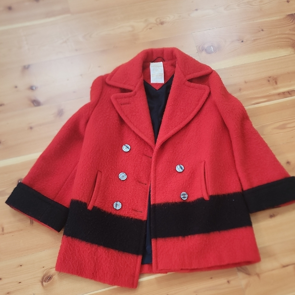 Vintage Hudson's Bay Company Wool Blanket Pea Coat